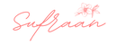 Brand name 'Sufraan' with a floral element on a white background